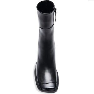 The Row Patch Square Toe Leather Boots (Never worn in perfect condition)